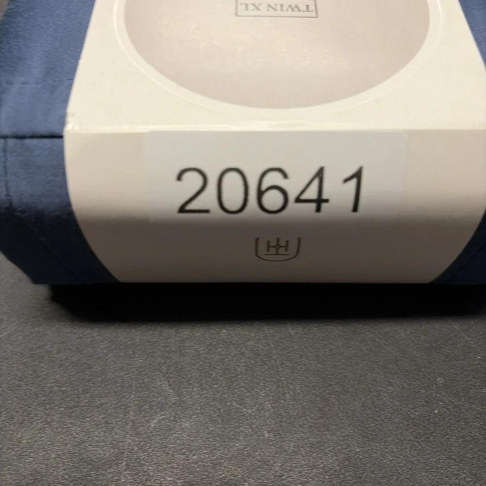 Threshold Twin XL Size 400 Thread Count Performance Flat Sheet Blue 20641